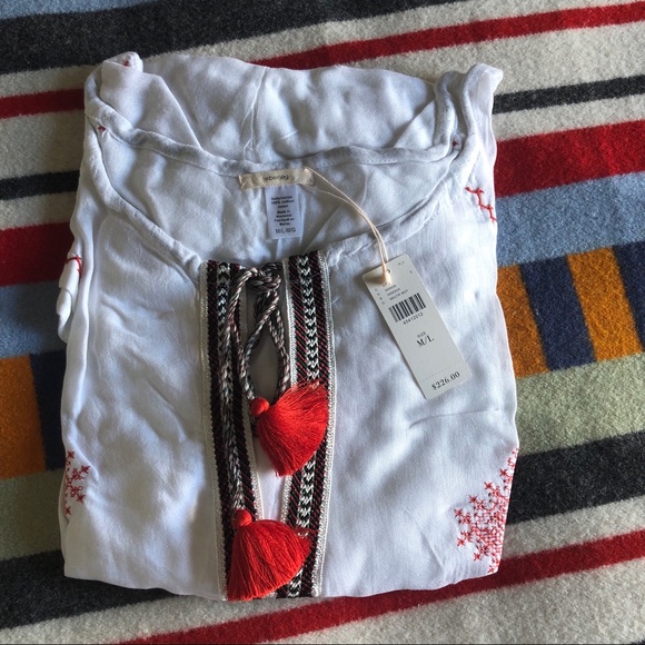 Eberjey linen romper, NWT sz m/l - Picture 6 of 7